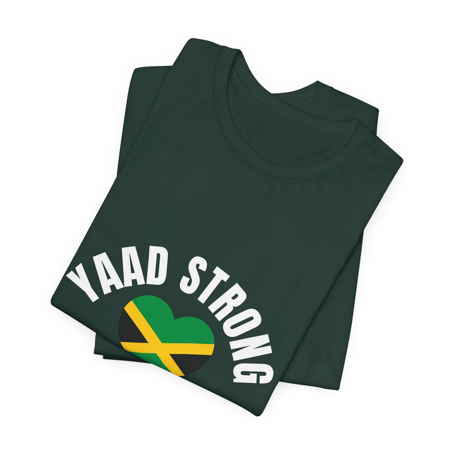 Yaad Strong Jamaica T-Shirt — Jamaican Flag Heart Pride Tee