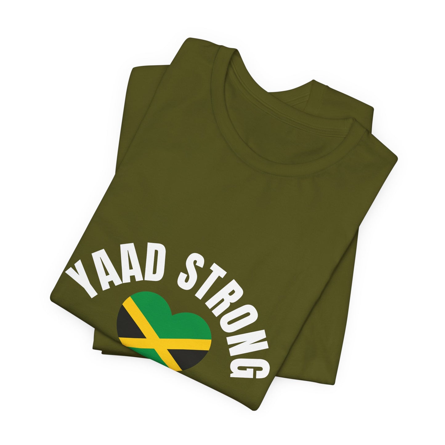 Yaad Strong Jamaica T-Shirt — Jamaican Flag Heart Pride Tee