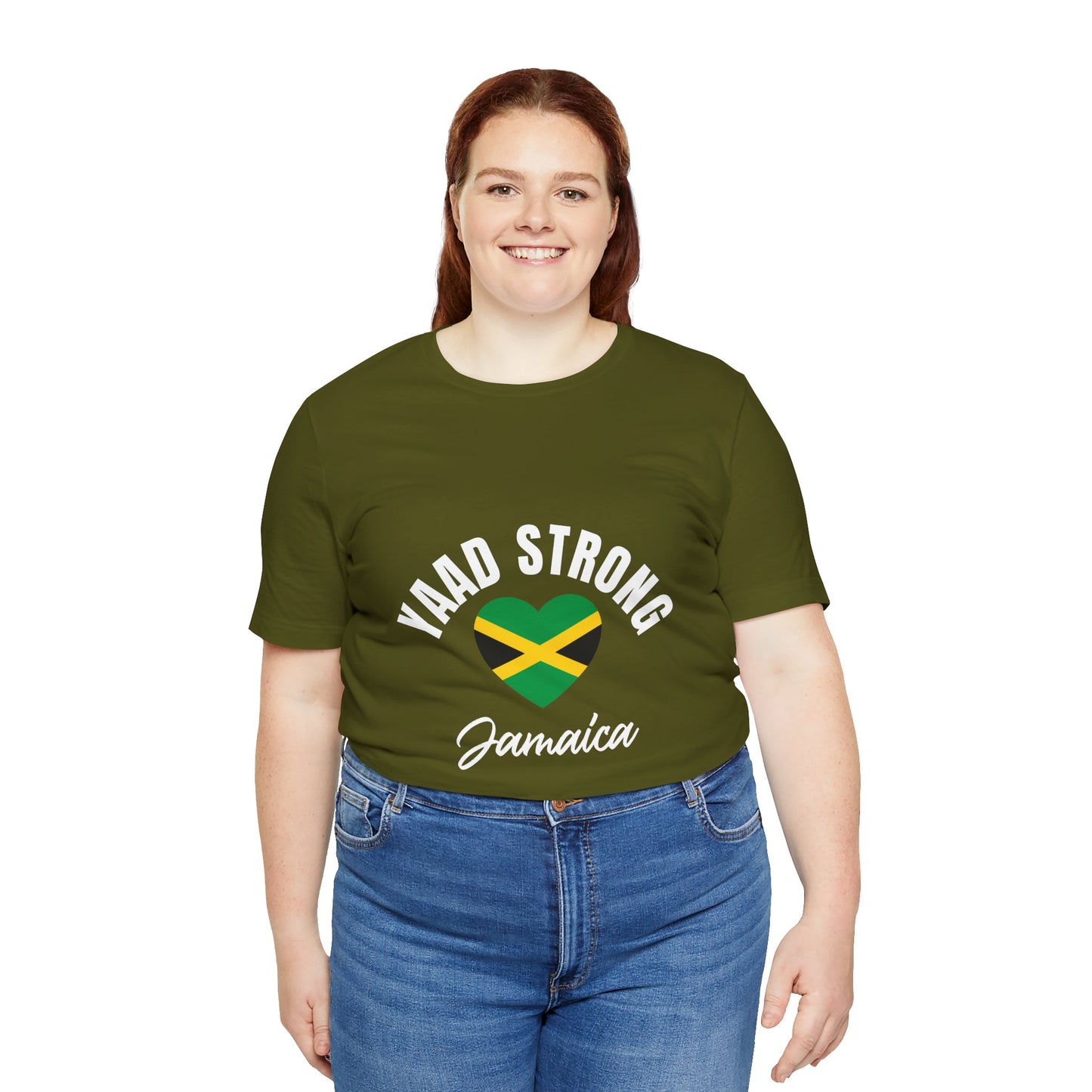 Yaad Strong Jamaica T-Shirt — Jamaican Flag Heart Pride Tee