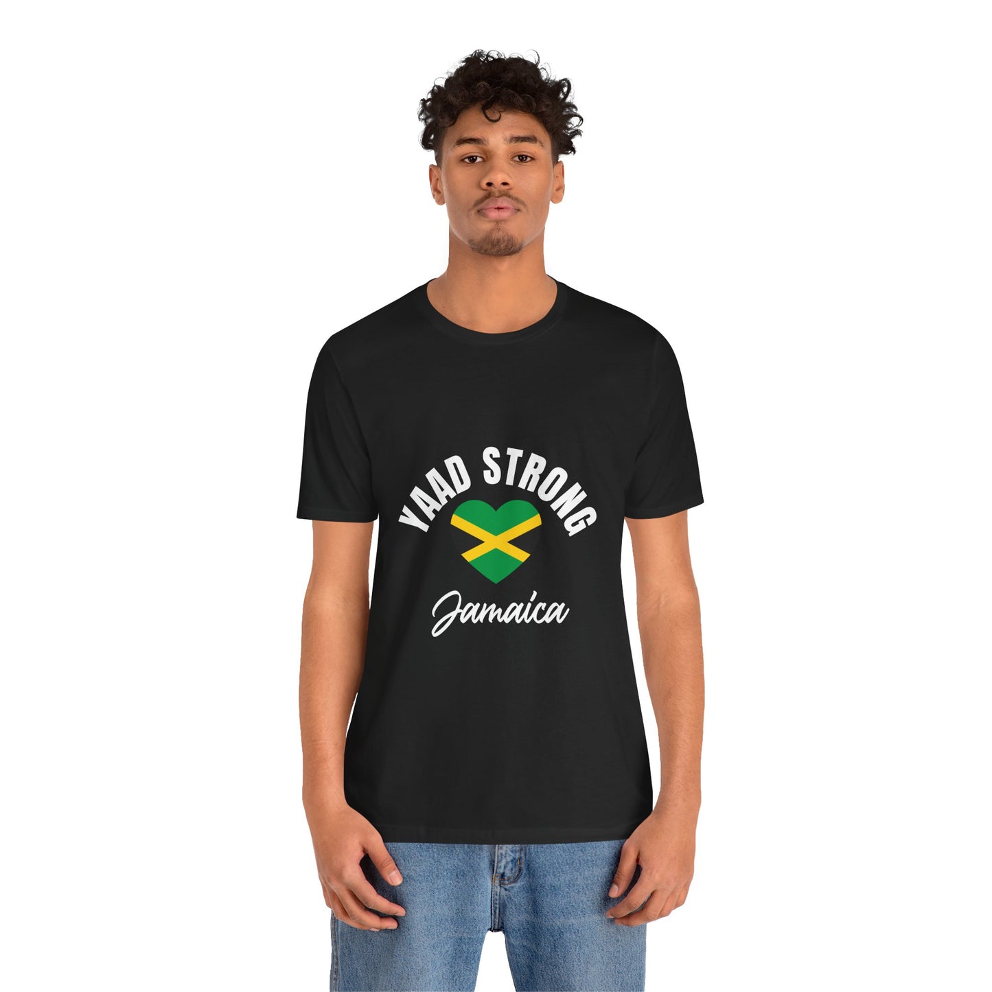 Yaad Strong Jamaica T-Shirt — Jamaican Flag Heart Pride Tee