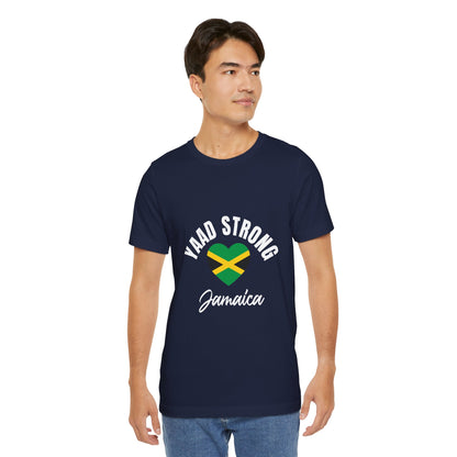Yaad Strong Jamaica T-Shirt — Jamaican Flag Heart Pride Tee