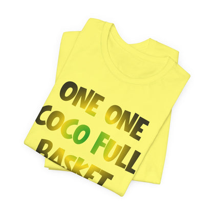 One One Coco Full Basket T-Shirt — Jamaica Map Reggae Island Tee