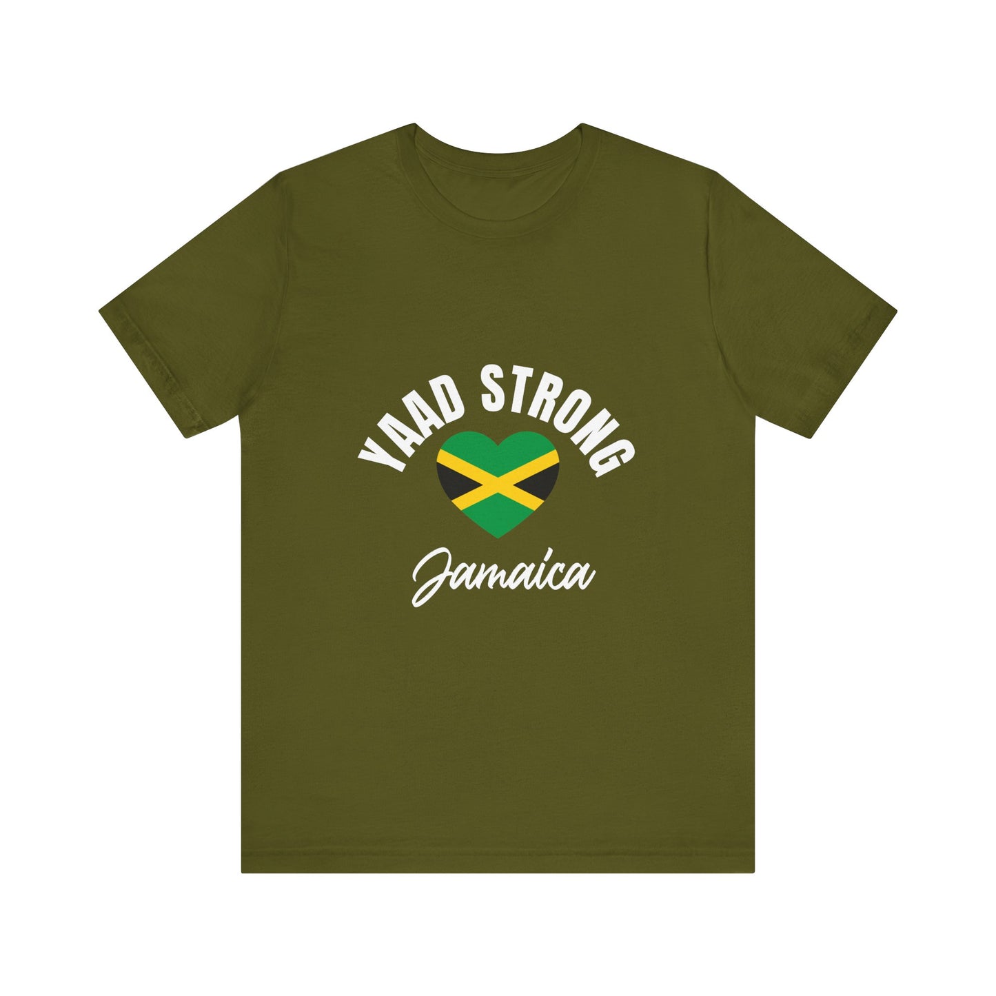Yaad Strong Jamaica T-Shirt — Jamaican Flag Heart Pride Tee