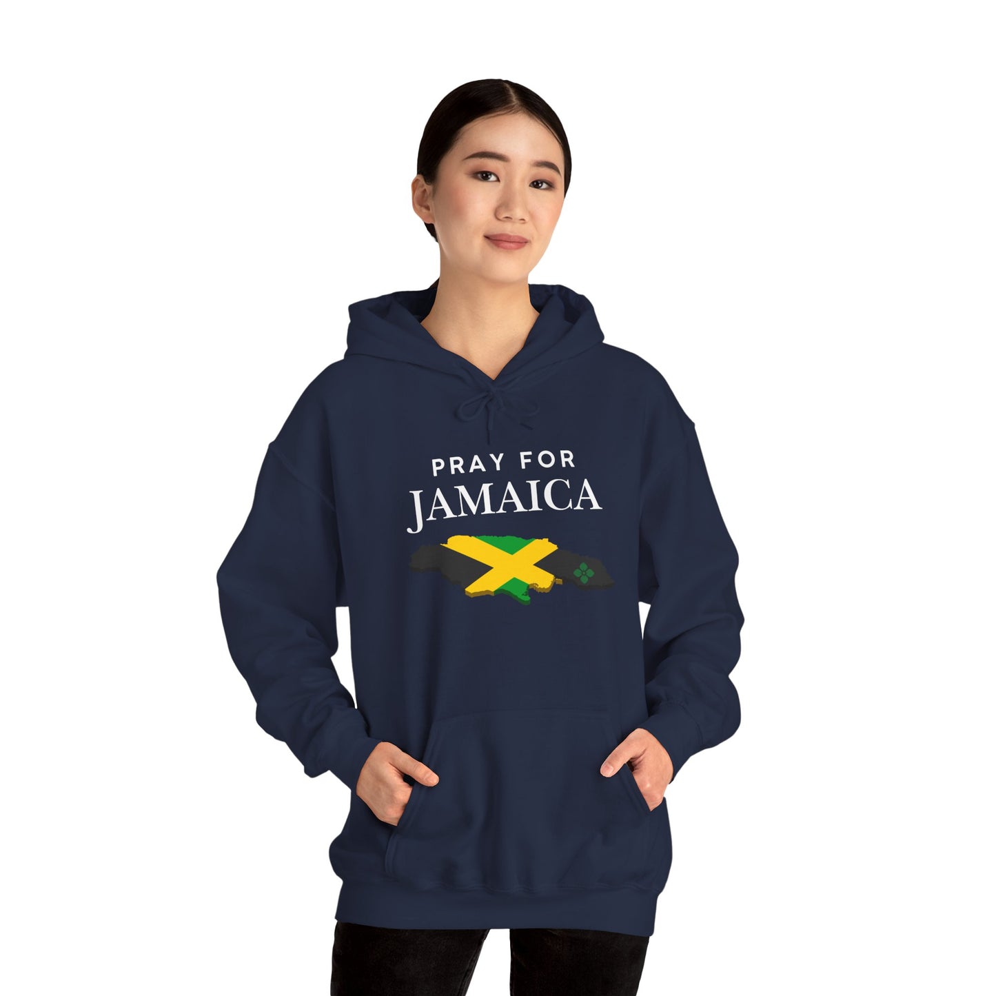 Pray for Jamaica Hoodie – Jamaican Flag Support & Awareness Sweatshirt