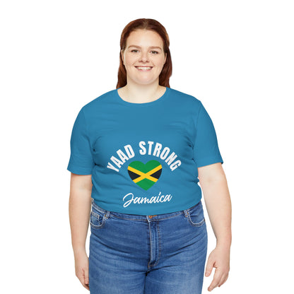 Yaad Strong Jamaica T-Shirt — Jamaican Flag Heart Pride Tee