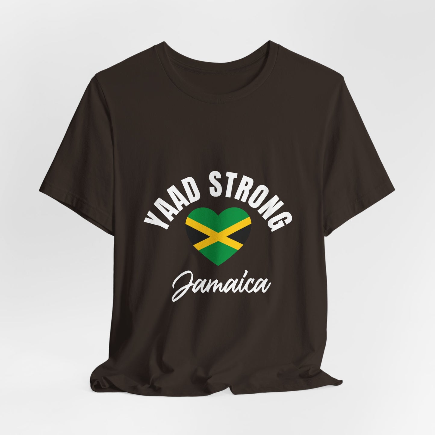 Yaad Strong Jamaica T-Shirt — Jamaican Flag Heart Pride Tee