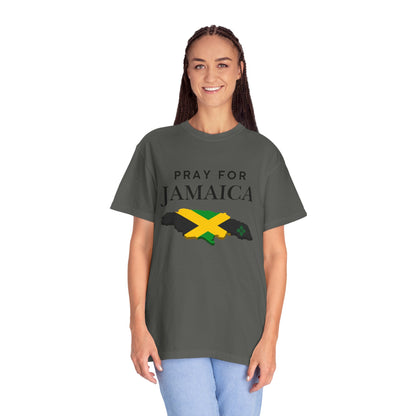 Pray for Jamaica T-Shirt — Jamaica Flag Map Relief Tee