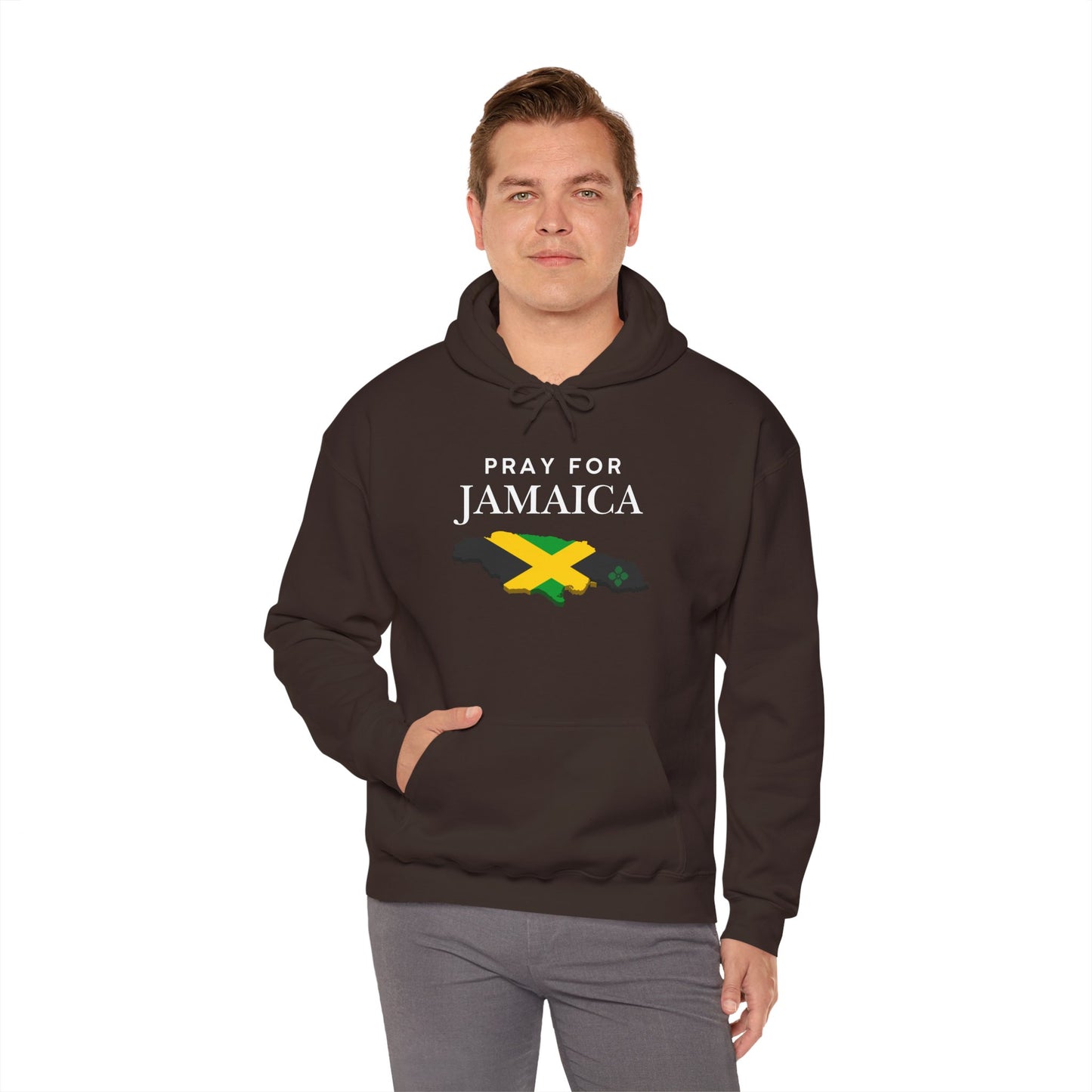 Pray for Jamaica Hoodie – Jamaican Flag Support & Awareness Sweatshirt