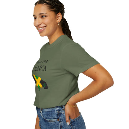 Pray for Jamaica T-Shirt — Jamaica Flag Map Relief Tee