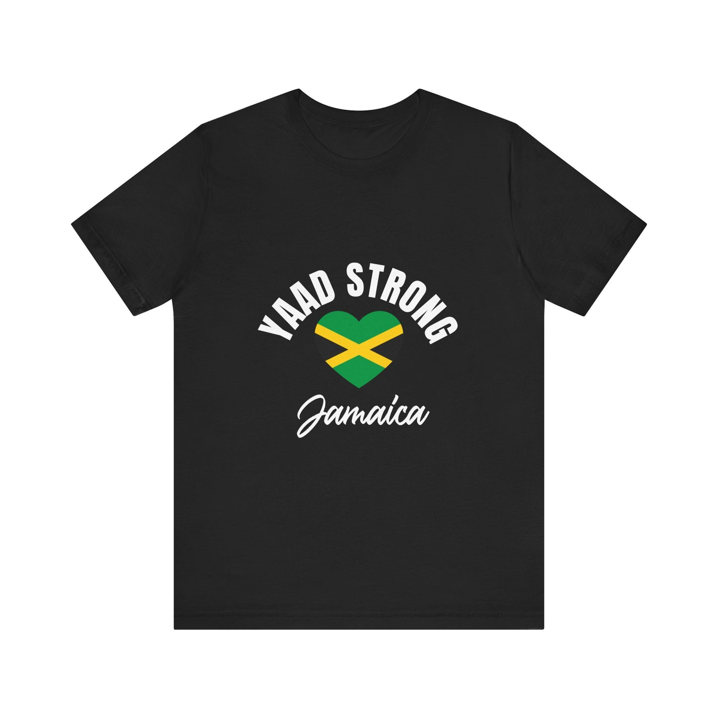 Yaad Strong Jamaica T-Shirt — Jamaican Flag Heart Pride Tee