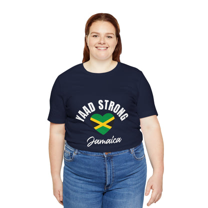 Yaad Strong Jamaica T-Shirt — Jamaican Flag Heart Pride Tee