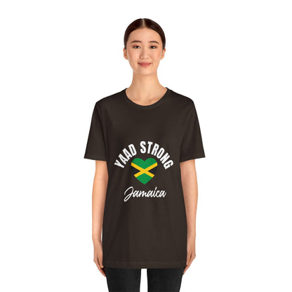 Yaad Strong Jamaica T-Shirt — Jamaican Flag Heart Pride Tee