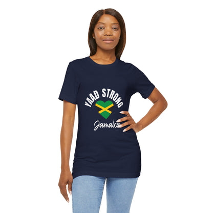 Yaad Strong Jamaica T-Shirt — Jamaican Flag Heart Pride Tee