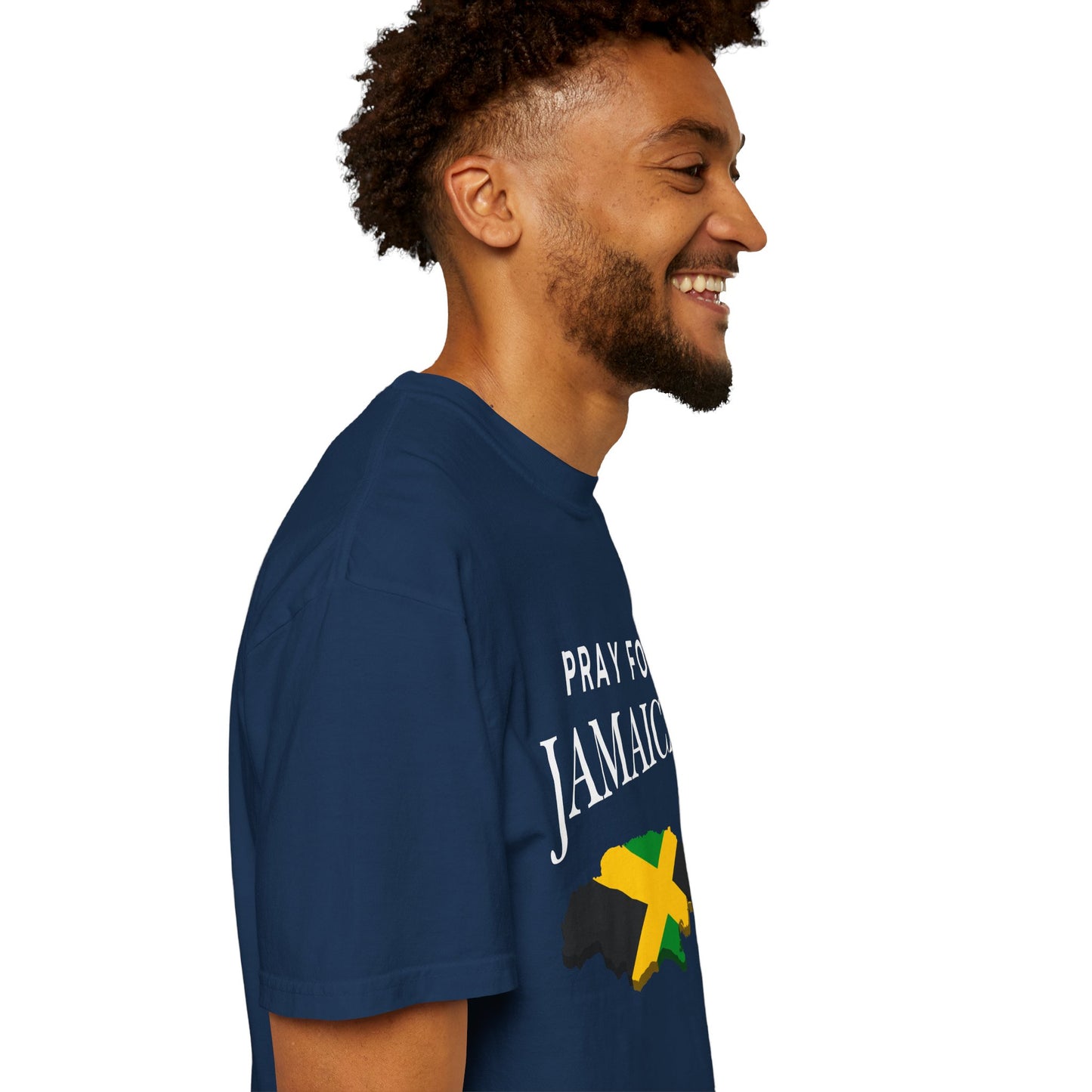 Pray for Jamaica T-Shirt - Jamaica Map & Flag Support Tee