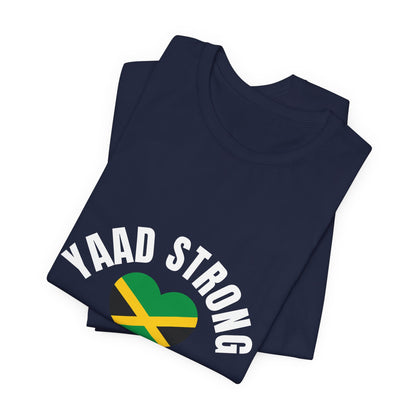 Yaad Strong Jamaica T-Shirt — Jamaican Flag Heart Pride Tee