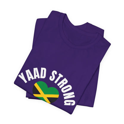 Yaad Strong Jamaica T-Shirt — Jamaican Flag Heart Pride Tee
