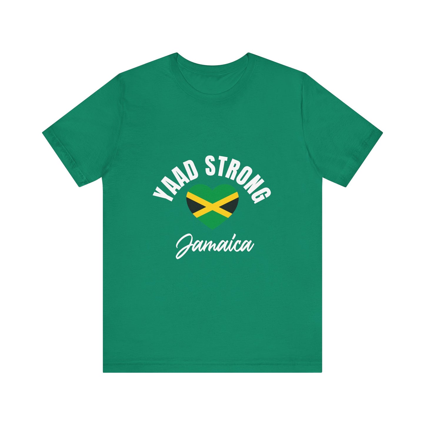 Yaad Strong Jamaica T-Shirt — Jamaican Flag Heart Pride Tee