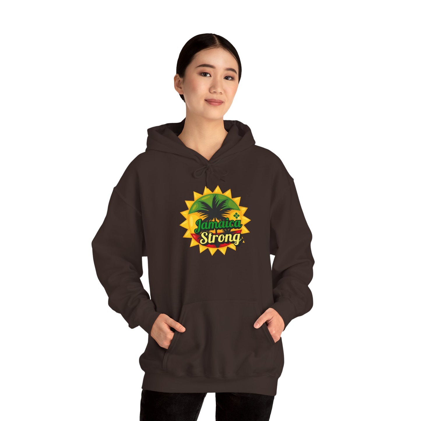 Hooded Sweatshirt Jamaica Strong Hurricane Melissa Resilience