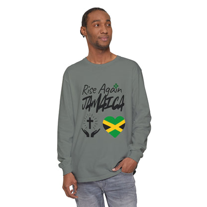 Rise Again Jamaica Long Sleeve T-Shirt – Caribbean Strength & Unity Apparel