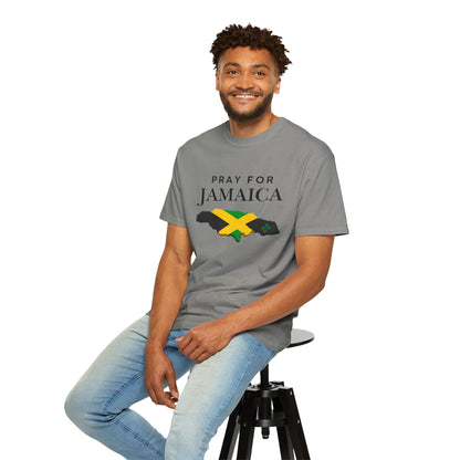 Pray for Jamaica T-Shirt — Jamaica Flag Map Relief Tee