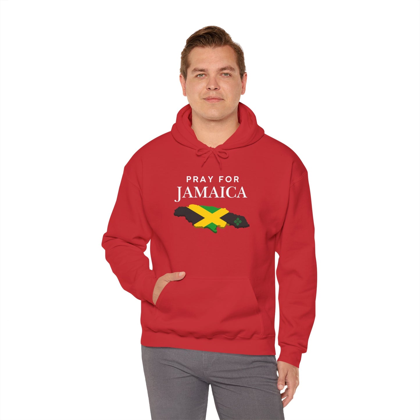 Pray for Jamaica Hoodie – Jamaican Flag Support & Awareness Sweatshirt