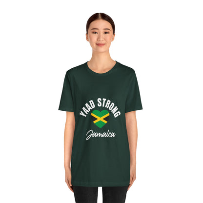Yaad Strong Jamaica T-Shirt — Jamaican Flag Heart Pride Tee