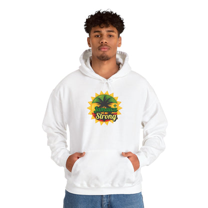 Hooded Sweatshirt Jamaica Strong Hurricane Melissa Resilience