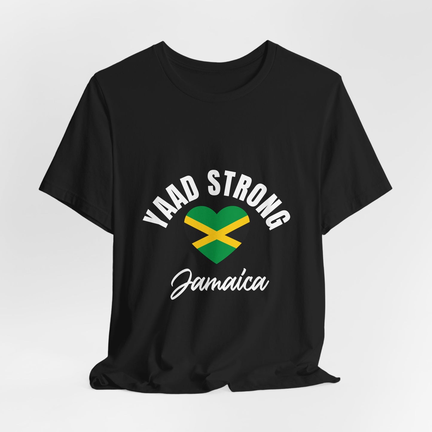 Yaad Strong Jamaica T-Shirt — Jamaican Flag Heart Pride Tee