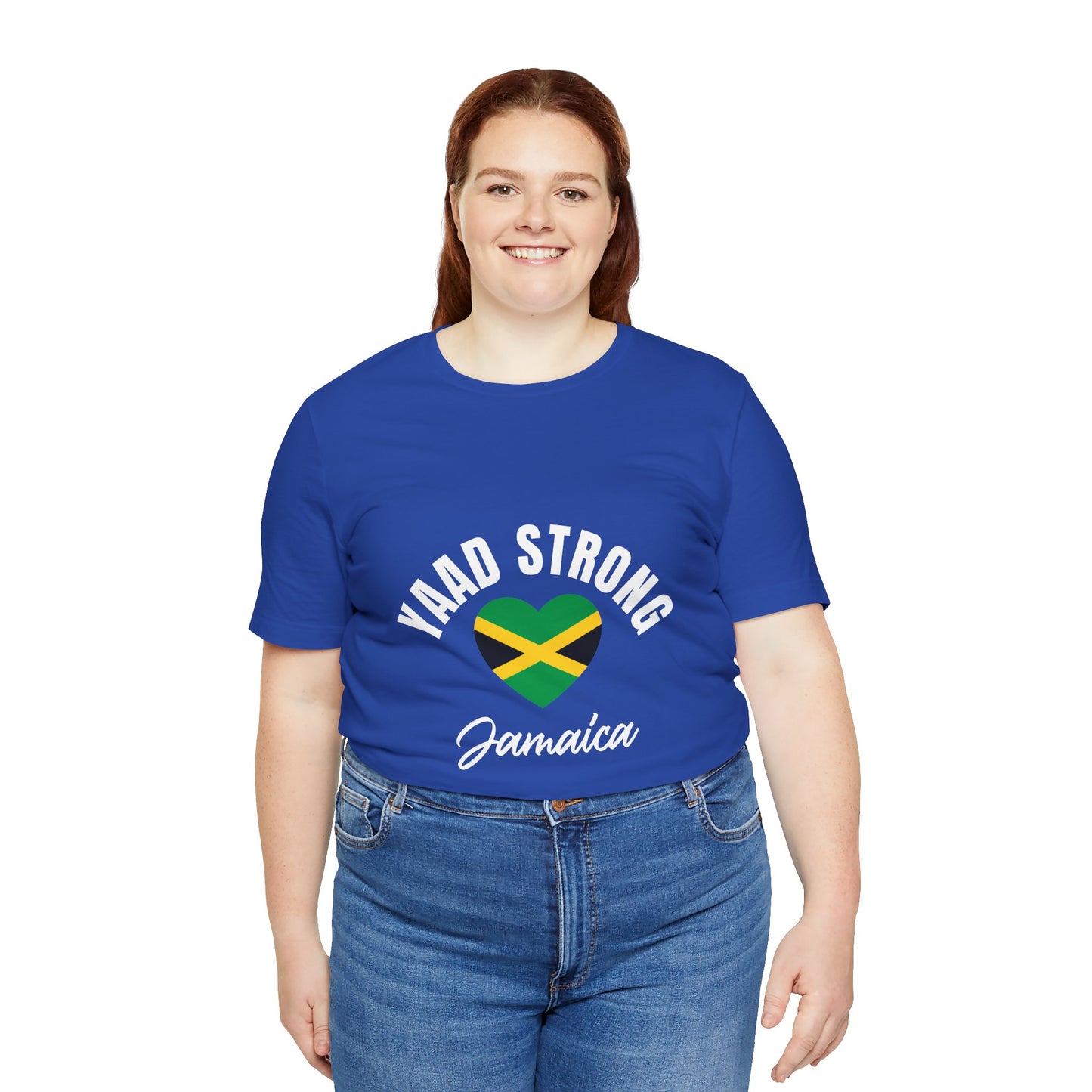 Yaad Strong Jamaica T-Shirt — Jamaican Flag Heart Pride Tee