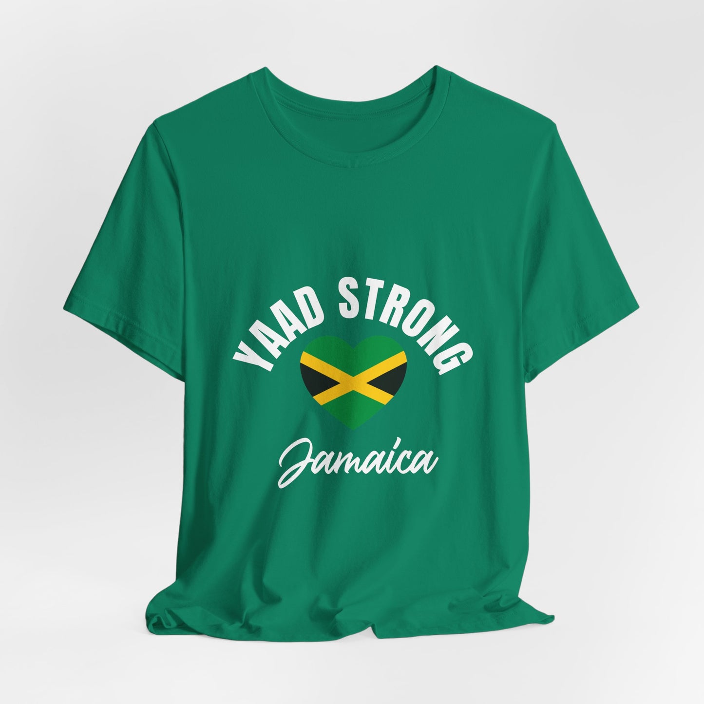 Yaad Strong Jamaica T-Shirt — Jamaican Flag Heart Pride Tee