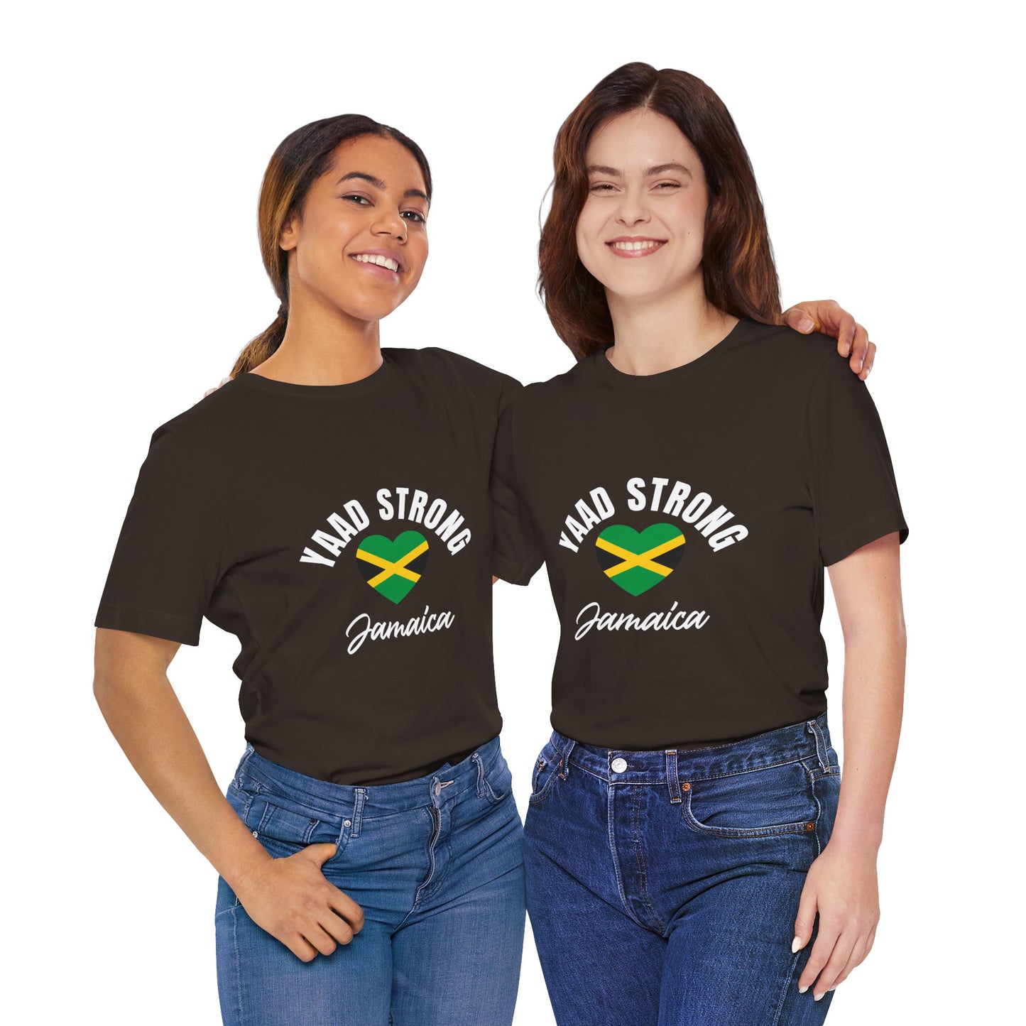 Yaad Strong Jamaica T-Shirt — Jamaican Flag Heart Pride Tee