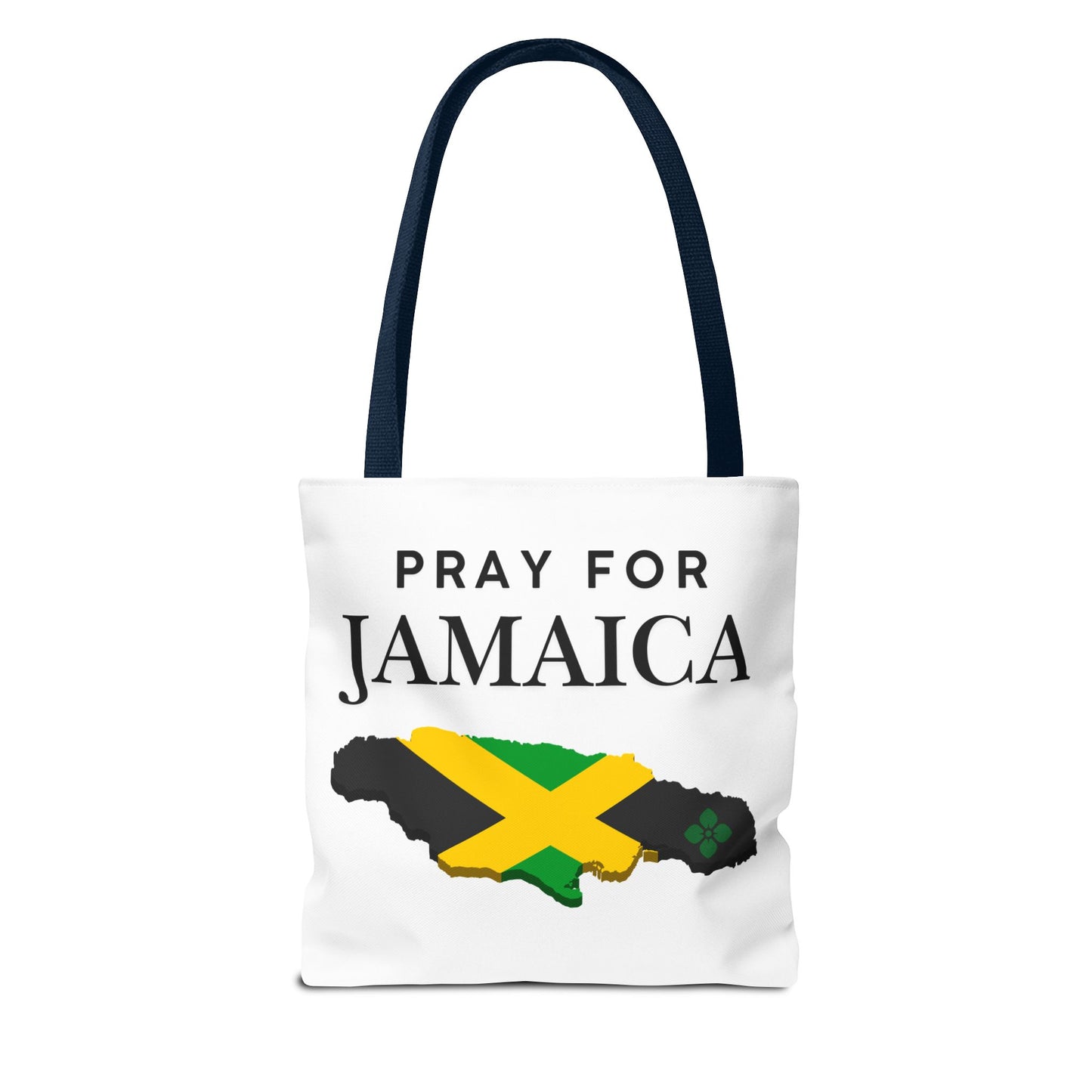 Pray for Jamaica Tote Bag — Jamaican Flag Map Charity Support Tote