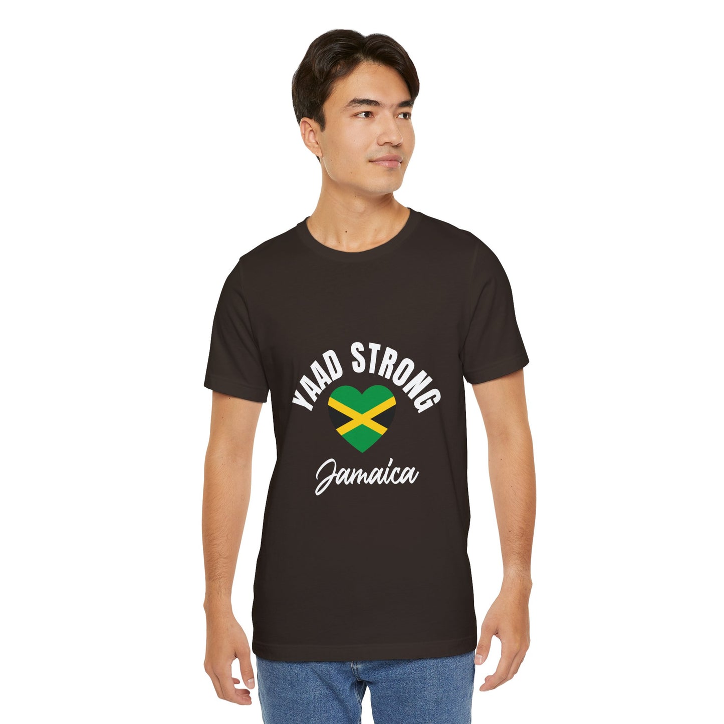 Yaad Strong Jamaica T-Shirt — Jamaican Flag Heart Pride Tee