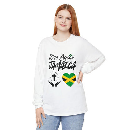 Rise Again Jamaica Long Sleeve T-Shirt – Caribbean Strength & Unity Apparel