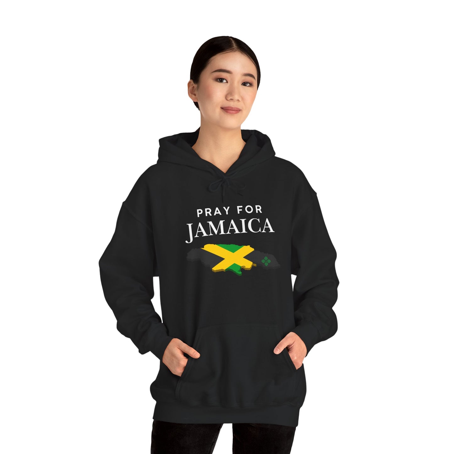 Pray for Jamaica Hoodie – Jamaican Flag Support & Awareness Sweatshirt