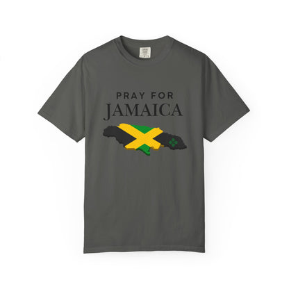 Pray for Jamaica T-Shirt — Jamaica Flag Map Relief Tee