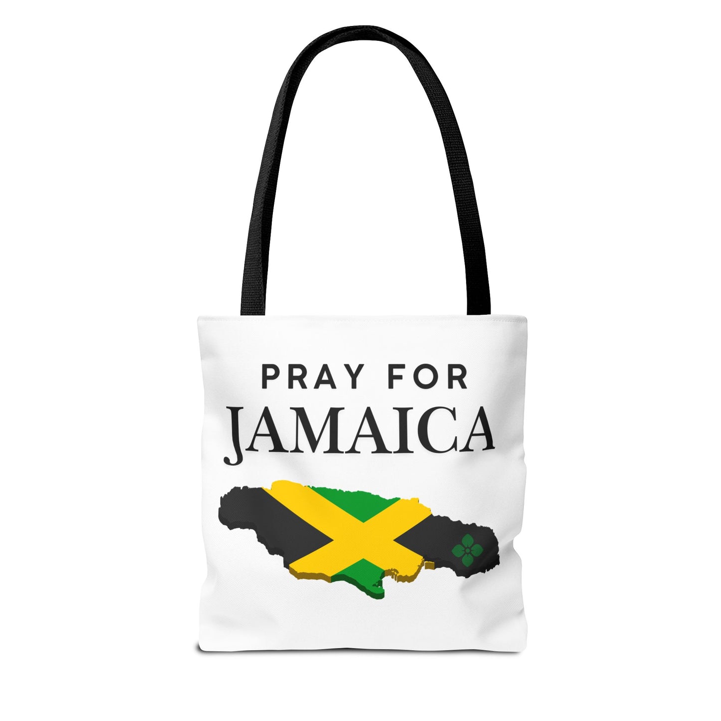 Pray for Jamaica Tote Bag — Jamaican Flag Map Charity Support Tote