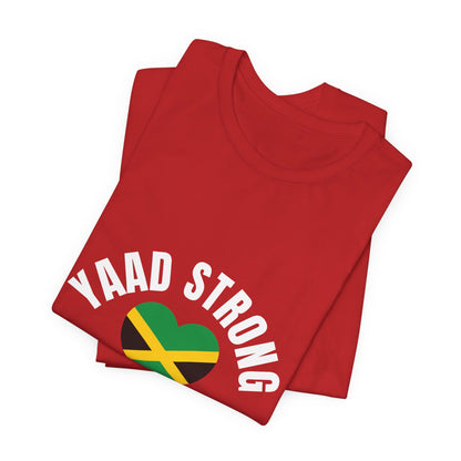 Yaad Strong Jamaica T-Shirt — Jamaican Flag Heart Pride Tee